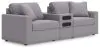 Ashley Furniture 92104S13 Ashley Furniture 92104S13 Modmax - 3-Piece Sectional With Audio System Console - Granite