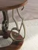 Ashley Furniture T623-6 Frallyn - Round End Table - Dark Brown