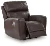 Ashley Furniture PCU6450613 Crossplex - Power Recliner / Adjustable Headrest - Smoke