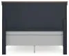 Ashley Furniture B414B10 Landocken - Queen Panel Bed - Brown / Blue
