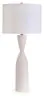 Ashley Furniture L236004 Davinford - Poly Table Lamp - White