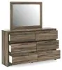 Ashley Furniture PCB2005B1 Ashley Furniture PCB2005B1 Elbrim - Dresser And Mirror - Brown