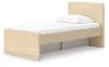 Ashley Furniture EB9632B10 Ashley Furniture EB9632B10 Onita - Twin Panel Platform Bed With 1 Side Storage - Natural