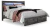 Ashley Furniture B221B12 Ashley Furniture B221B12 Baystorm - King Panel Bed With 2 Storage Drawers - Gray