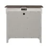 Liberty Furniture 457-BR62 Ivy Hollow - 3 Drawer Bedside Chest With Charging Station - Weathered Linen / Dusty Taupe