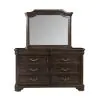 New Classic B493B-060 Lyndhurst - Landscape Mirror - Walnut