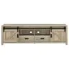 CoasterEssence 736263 Madra - 2-Door Engineered Wood TV Stand - Distressed Pine