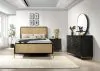 Coaster Fine Furniture 224330Q-S4 Arini - 4 Piece Queen Bedroom Set - Black And Natural
