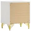 Coaster Fine Furniture 224731Q-S4 Lucia - 4 Piece Queen Bedroom Set - Beige And White