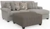 Jackson Furniture Industries 3345/46/76/12-26 Livingston - 2 Piece Sofa Chaise With Comfort Coil Seating, 40