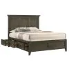 Intercon SM-BR-8865KS-GRY-C Intercon SM-BR-8865KS-GRY-C San Mateo - King Storage Bed - Gray