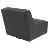 Coaster Fine Furniture 905713 Cobie - Upholstered Armless Swivel Chair - Dark Charcoal