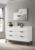 Coaster Fine Furniture 224863 Sonora - 6-Drawer Bedroom Dresser - White