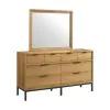 Intercon NP-BR-5408-NTO-C Newport - Dresser - Natural Oak