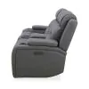 Liberty Furniture 7019BG-22P Chapman - Loveseat With Console P2 & ZG - Aline Blue Gray
