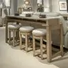 Liberty Furniture 922-OT9003 Millstone - Upholstered Console Swivel Stool - Nutmeg