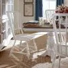 Liberty Furniture 244-DR-72PS Magnolia Manor - 7 Piece Double Pedestal Table Set (Windsor Back Side Chairs) - Antique White