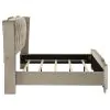 Coaster Fine Furniture 222661KE Lorient - Eastern King LED Upholstered Bed - Ivory And Camel
