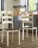 Ashley Furniture D335-01 Woodanville - Dining Room Side Chair (Set of 2) - Cream / Brown