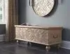 Ashley Furniture A4000039 Fossil Ridge - Storage Bench - Beige