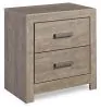 Ashley Furniture B070-92 Culverbach - Two Drawer Night Stand - Gray