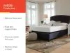 Sierra Sleep® by Ashley M69931 10 Inch Chime Memory Foam - Queen Mattress - Inner Spring - White