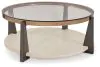 Ashley Furniture T432-8 Frazwa - Round Cocktail Table - Multi