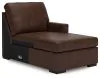 Ashley Furniture PC48504S1 McDowlan - 3-Piece Sectional With Raf Corner Chaise - Coffee