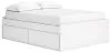 Ashley Furniture EB9630B9 Ashley Furniture EB9630B9 Onita - Full Platform Bed With 1 Side Storage - White