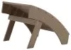 Ashley Furniture P014-813 Sundown Treasure - Ottoman - Driftwood