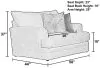Jackson 447001-1680/16-2198/28 Zeller - Chair - Cream