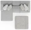 Jackson Furniture Industries 3303/75/42/28-18 Jackson Furniture Industries 3303/75/42/28-18 Logan - 2 Piece Upholstered Sectional With Comfort Coil Seating, 46