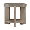 Liberty Furniture 674-OT1020 Liberty Furniture 674-OT1020 Affinity - Round End Table - Dusty Taupe / Concrete Tops
