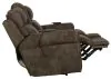 Jackson Furniture Industries 63019-1301/28-1302/28 Tranquility - Power Headrest Power Lay Flat Reclining Cons Loveseat With CR3 Heat / Massage / Lumbar - Pewter