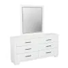 CoasterEssence 202994 Jessica - Dresser Mirror - Cream White