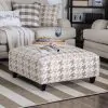 Furniture of America SM8280-OT Christine - Ottoman - Light Gray