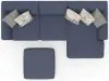 Jackson Furniture Industries 4052/63/76-23 Cape May - 2 Piece Sofa Chaise With Comfort Coil Seating, 41