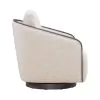 Liberty Furniture 722-ACH16 Liberty Furniture 722-ACH16 Nora - Upholstered Swivel Accent Chair - Dark Brown / White