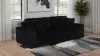 Coaster Fine Furniture 600537PB1 Jacana - LAF Power Sofa Chaise With 2 Piece Pillow, Box 1 of 2 - Black