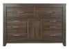 Ashley Furniture B251-31 Juararo - Six Drawer Dresser - Dark Brown