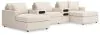 Ashley Furniture 92103S49 Ashley Furniture 92103S49 Modmax - 5-Piece Double Chaise With Audio Consoles - Oyster