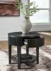 Ashley Furniture T551-6 Marstream - Round End Table - Black