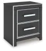 Ashley Furniture PCB3380-92 Zuraleus - Two Drawer Night Stand - Black