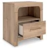 Ashley Furniture PCB1360-91 Kinlanni - One Drawer Night Stand - Tan