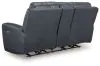 Ashley Furniture PCU1210018 Bexhurst - Power Reclining Loveseat With Console / Adjustable Headrest - Admiral
