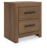 Ashley Furniture PCB1116-92 Ashley Furniture PCB1116-92 Broachmyn - Two Drawer Night Stand - Auburn