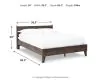 Ashley Furniture EB3660B2 Calverson - Full Panel Platform Bed - Mocha