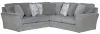 Jackson Furniture Industries 2477/62/42-28 Jackson Furniture Industries 2477/62/42-28 Glacier - 2 Piece Sectional With 9 Included Accent Pillows - Shark