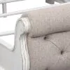 Liberty Furniture 244-BR-CKUSL Liberty Furniture 244-BR-CKUSL Magnolia Manor - California King Upholstered Sleigh Bed - Antique White