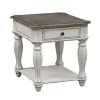 Liberty Furniture 244-OT-3PCS Liberty Furniture 244-OT-3PCS Magnolia Manor - 3 Piece Table Set (1 Cocktail 2 End Tables) - Antique White